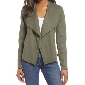 Olive green knit blazer!